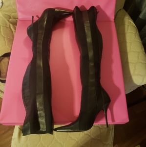 Woman's thigh high stiletto boot
